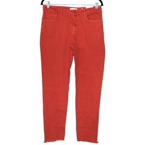 KOTON Cutoff Hem Burnt Orange Jeans Size 31 NWT